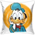thumbnail image 1 of Housse de Coussin Carrée Canard Bleu Confortable Housse de Coussin de Luxe pour Canapé B-FL9360, 1 of 1