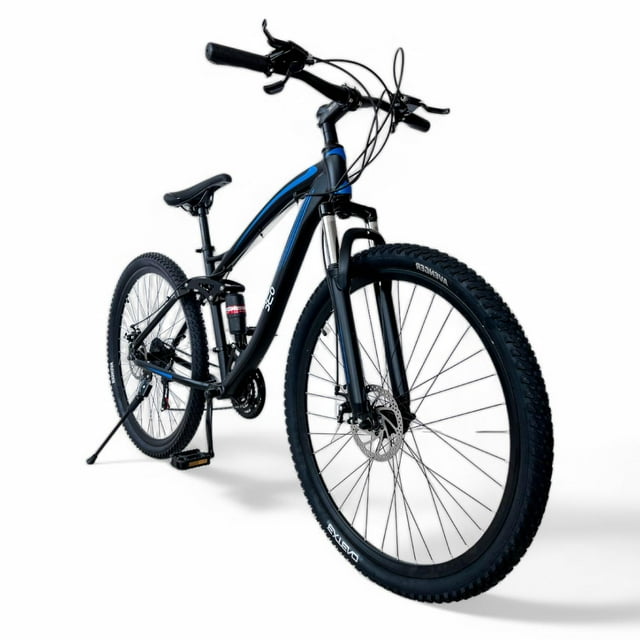 Bicicleta De Montaña Aluminio Doble Suspensión R29 Shimano azul R29