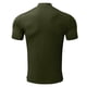 thumbnail image 4 of Hombres Manga Corta Top Alta Elasticidad Color Puro Cuello Alto Slim Fit Camiseta Interior Jersey, 4 of 6
