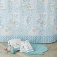thumbnail image 4 of SKL Home Bath Rug, South Seas, Aqua, Cotton/Polyester, 25" x 24", 4 of 11