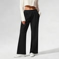thumbnail image 3 of Aboser Sun Protection Sweatpants for Women High Waisted Lounge Pants Outdoor UPF UV Protective Travel Pants Lightweight Wide Leg Long Trousers with Pockets, 3 of 9
