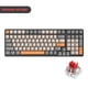 thumbnail image 4 of Teclado Compatible Con Diente 100 Teclas K6 TECHO INALÁMBRO 2.4G Intercambio en Caliente 3 Modos 2000mAh Efectos Múltiples para La Computadora Portátil Azul, 4 of 9