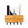 thumbnail image 2 of Organizador Estante de almacenamiento trasero de puerta de madera Colgador de llaves Gancho de pared pequeño decorativo (NO 2) JShteea Libre de BPA, 2 of 7