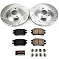 thumbnail image 3 of PowerStop Front Z23 Evolution Sport Carbon-Fiber Ceramic Brake Pad and Drilled & Slotted Rotor Kit Fits: LEXUS Select Models K1146, 3 of 10
