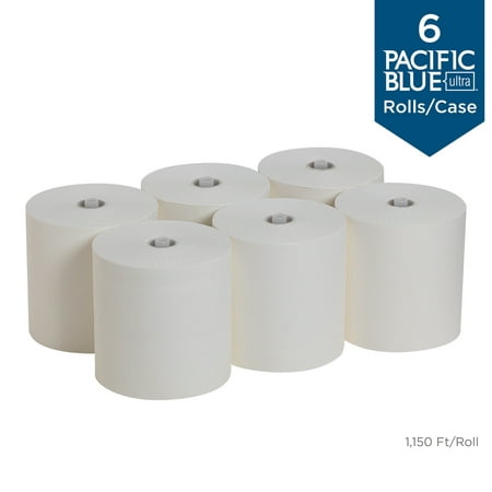 Georgia-Pacific Blue Ultra Paper Towels White  7.87 x 1150 ft  6 Roll/Carton