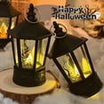 thumbnail image 6 of Jierger Halloween Jack O ' Hand Lamp LED Electronic Candle Christmas Festive Atmosphere Decoration Supplies Wind Lamp Candlestick Decoration for Outside Home Patio Yard Porch Party Decor, 6 of 7