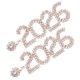 thumbnail image 3 of Pendientes largos colgantes con número 2026 y brillantes diamantes de imitación para mujer, joyería para fiestas de Nochevieja, accesorios de joyería llamativos para Navidad., 3 of 5