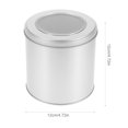 thumbnail image 2 of 2Pcs Tea Can Airtight Coffee Can Portable Tea Canister Home Kitchen Storage Metal Candy Container, 2 of 8