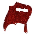 thumbnail image 1 of de concha de tortuga roja para guitarras 3 capas cuevas perfke Golpeador de 3 capas para Jazz J Bass Guitar Red Tortoise Shell, 1 of 8
