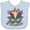 AE-Light Blue, variant on Inktastic Mardi Gras Princess Girls Baby Bib