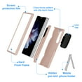 thumbnail image 2 of Dteck for Samsung Galaxy Z Fold 6 Case with S Pen Slot & Hinge Protection Tempered Glass Screen Protector Full-Body Military Drop Phone Case for Z Fold 6 Case with Kickstand & Belt Clip,Rosegold, 2 of 7