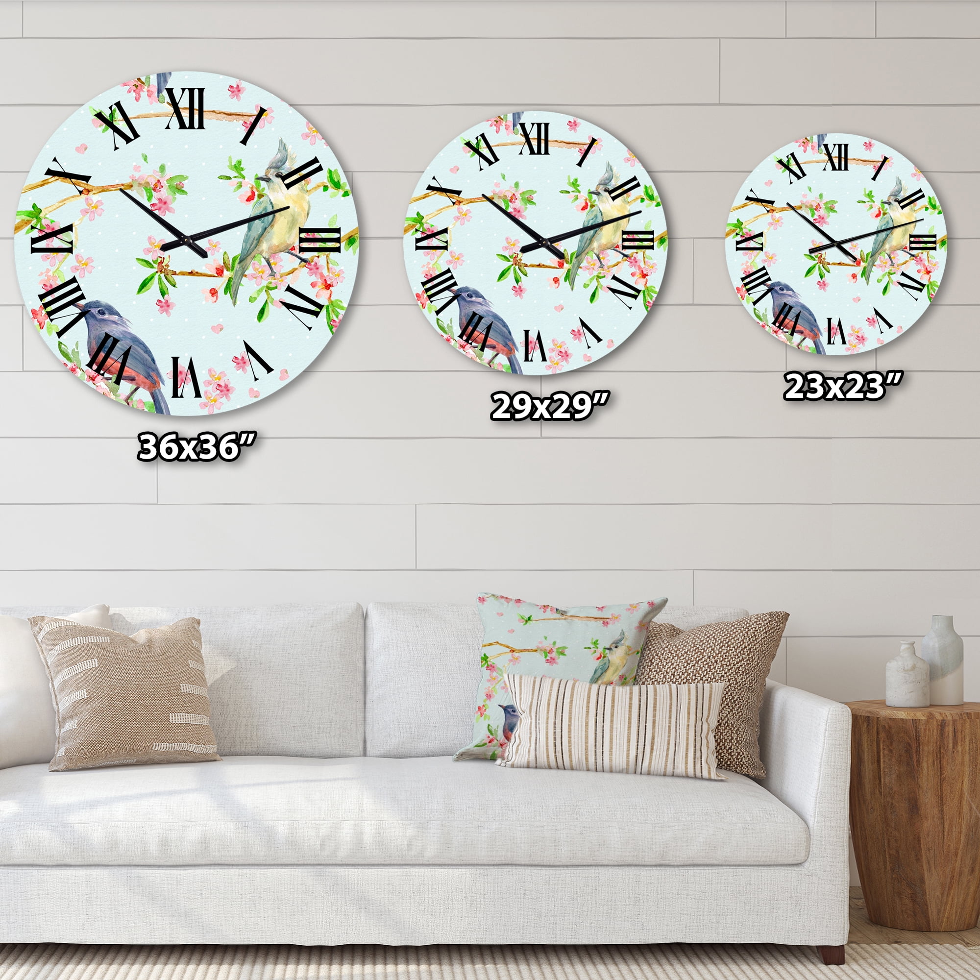 Designart 1 in Traditional Wall Clock