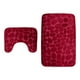thumbnail image 2 of Conjunto de 2 Alfombra de Baño Macarena Funda de Asiento y Alfombra y Caja de Tejido Rojo, 2 of 8
