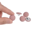 thumbnail image 4 of Botones de Costura Unique Bargains 10uds 24L 15mm Redondo Metal Profundo Rosa, 4 of 5