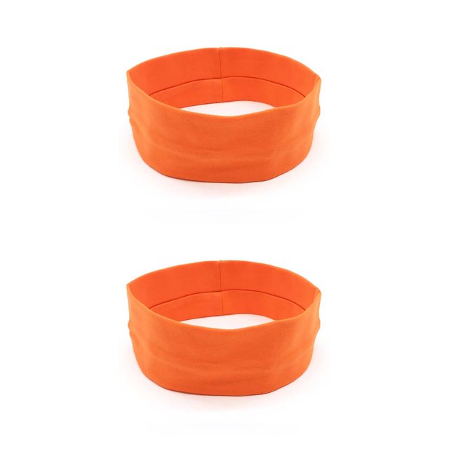 Guardurnaity Diadema deportiva para Yoga a la moda, banda para el sudor de estilo Simple, accesorios para exteriores de secado rápido para tenis, baloncesto, 2piezas Naranja Guardurnaity CBP383238