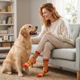 thumbnail image 5 of Women's Dog Mom Socks Funny Pet Puppy Animal Lover Mothers Day Graphic Footwear, 5 of 9