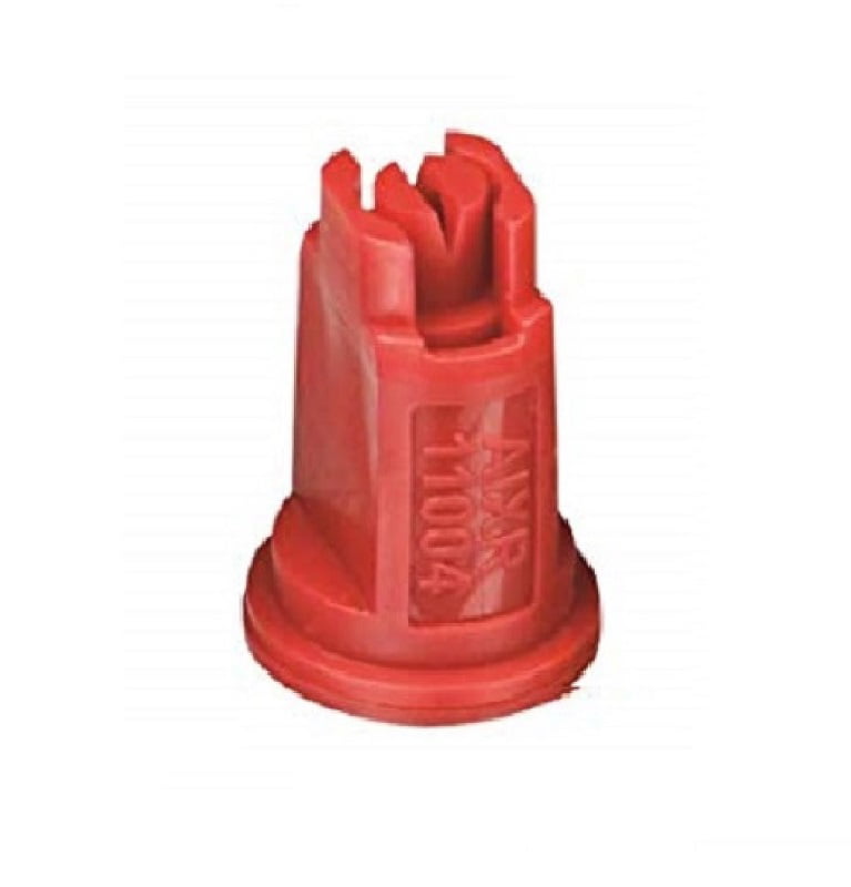 Pack of 6 TeeJet Air Induction XR Flat Spray Tips Red 110° 0.4 GPM @ 40 PSI Farmer Bob's Parts AIXR11004-VP 
