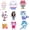 9 -Pack, variant on Cute Plush Toys Collection, 7-8 inch Soft and Cuddly Stuffed Purr-ific Plush Toys for Kids Ages 3 and up, Great Gift for Birthdays and Special Occasions (Pandy)