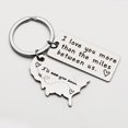 thumbnail image 4 of Gift Chain Lovers Key Map Keychains, 4 of 6
