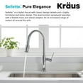 thumbnail image 3 of KRAUS Sellette™ Single Handle Pull Down Kitchen Faucet with Dual Function Sprayhead in Chrome Finish, 3 of 13