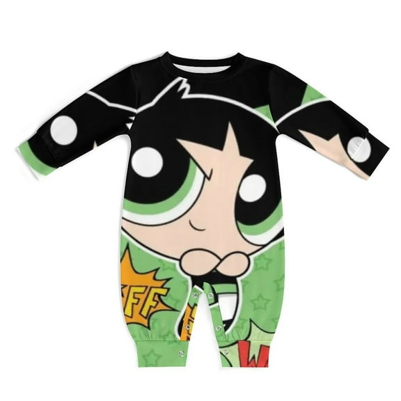 The Powerpuff Girls Unisex Baby Boy Girl Rompers Long Sleeve Infant Jumpsuits Babies' Outfits Fall Winter Clothes 0-3M