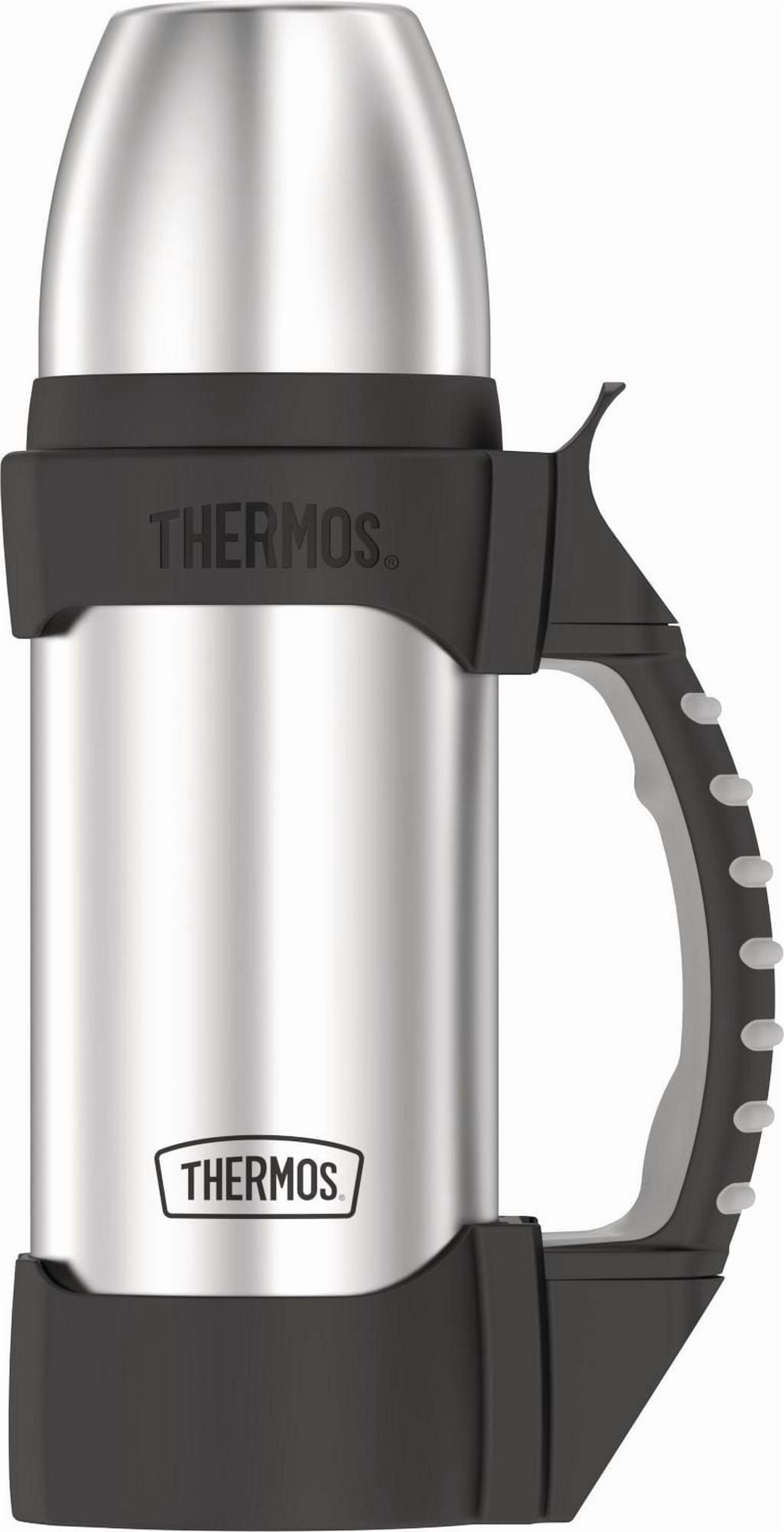 Thermos The Rock Bouteille de Boisson Isolée Sous Vide de 1 Litre, Acier Inoxydable 1 Litre, Acier Inoxydable
