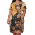 thumbnail image 3 of Samurái Bloom: Vestido holgado con bolsillos una fusión armoniosa de Belleza y Poder, 3 of 7