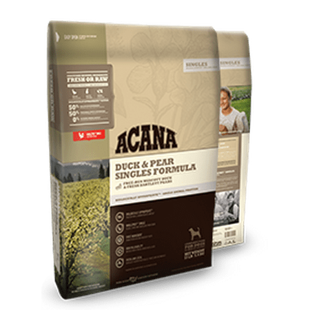 Acana Singles Duck and Pear Dog Food 4.5lb - Walmart.com