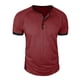 thumbnail image 5 of Tops para hombre, blusas y camisas de manga corta con cuello redondo para hombre, blusa informal de moda con botones y parches lisos, blusa de manga corta para hombre, blusa de poliéster para hombre, 5 of 7