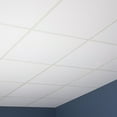 thumbnail image 4 of Genesis 2ft x 2ft White Smooth Pro Ceiling Tiles - Easy Drop-in Installation - Waterproof, Washable and Fire-Rated - High-Grade PVC to Prevent Breakage - Package of 12 Tiles, 4 of 7