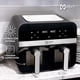 thumbnail image 5 of Freidora de aire digital Mirati. 9 litros, Doble canastilla, 1700 Watts, temperatura 80°-200°, Diseño con ventana. Modelo MFA13., 5 of 5