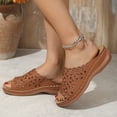 thumbnail image 4 of WIZUTIZ Shower Slippers for Women Casual Sports Lightweight Womens House Shoes Summer Slides Wedge Sandals Shower Shoes Beach Shower Shoes Outdoor Breathable Slides for Lady, 4 of 5