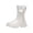 style-04 White, variant on Gubotare Boots for Girls Kid's Girls Keen High Zipper Mid Calf Riding Winter Boots (Toddler/Little Kid/Big Kid) Size 9.5 (Beige,Toddler 9.5)
