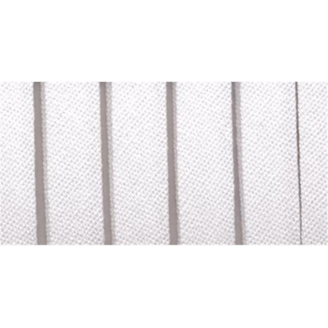41653 Double Fold Bias Tape .25 in. 4 YardsWhite