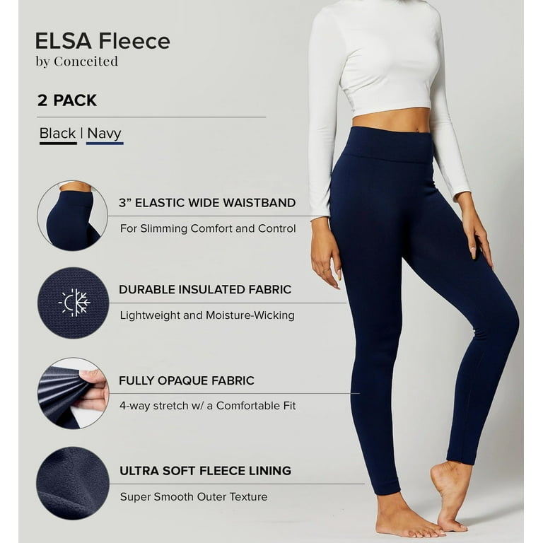  4 Pack Leggings for Women - High Waisted Stretchy