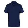 thumbnail image 3 of Diufon School Uniform Shirts for Boys Girls Short Sleeve Button V Neck Summer Tops Back to School Lapel T-Shirt, 3 of 6