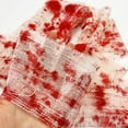 thumbnail image 4 of JeashCHAT 9.8 FT Halloween Creepy Blood Cloth Scary Bloody Gauze Cloth Spooky Fabric Blood Strip Drape Blood Stain Bandage for Halloween Party Doorway Curtain Costume, 4 of 5