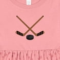 thumbnail image 4 of Inktastic Sports Hockey Sticks Girls Baby Dress, 4 of 5