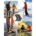 thumbnail image 6 of 5 Pairs Merino Wool Socks for Men, Thermal Wool Hiking Socks Supper Thick Winter Crew Socks (US Size 7-13), 6 of 6