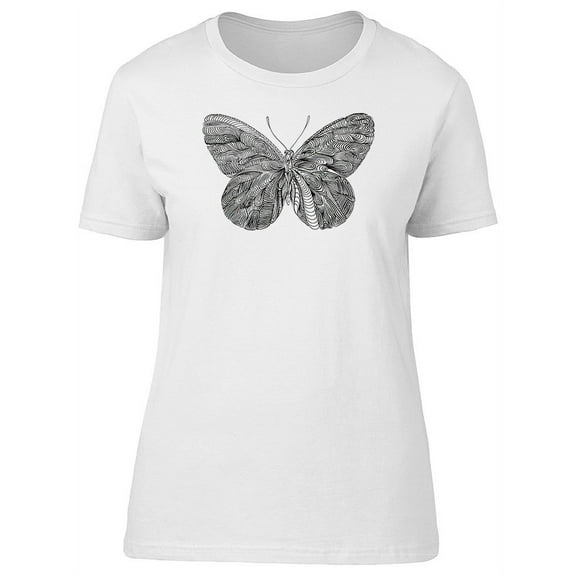 Abstract Realistic Butterfly Tee Women's -Image by Shutterstock