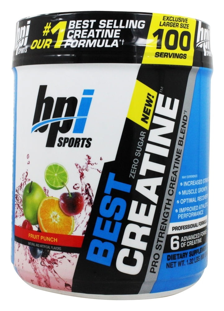 BPI Sports Best Creatine Pro Strength Creatine Blend Fruit Punch 1.