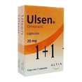 thumbnail image 1 of Ulsen 1+1 Omeprazol 20 mg 7 cápsulas, 1 of 2