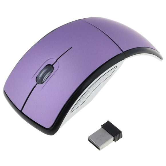 Mouse Inalámbrico ClickerPurple ClickerPurple 1 Pza. Inalámbrico Plegable 2.4GHz USB 2.0 1600DPI Óptica 3.0V 2 Botones 1 HotShot MXPUR-001