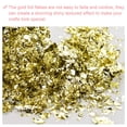 thumbnail image 4 of Gold Foil Flakes for Resin, 3g Metallic Foil Flakes, Imitation Gold Foil Flakes Metallic Leaf, Lemon Yellow, 4 of 6