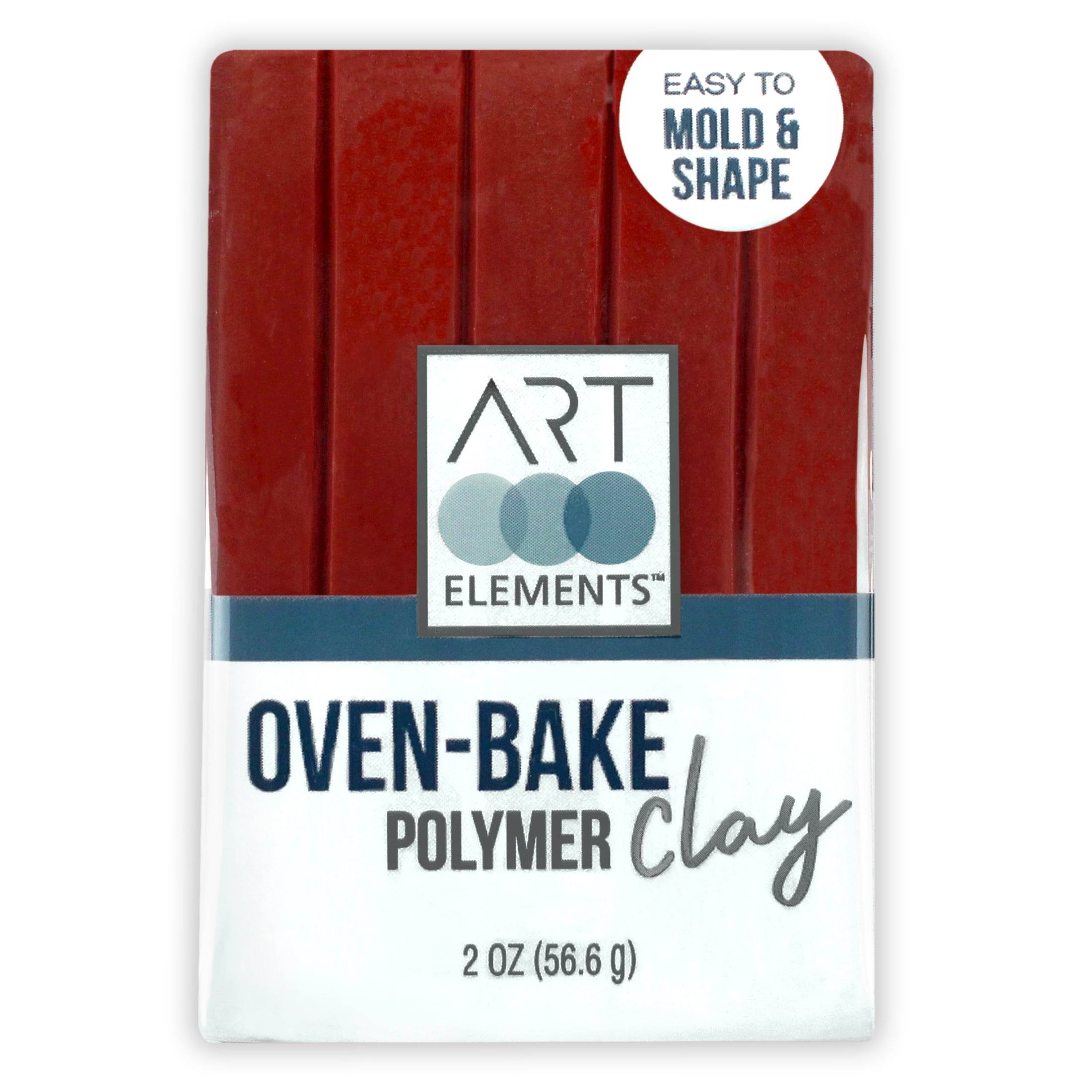 (3 pack) ArtSkills - Art Elements Oven Bake Polymer Clay, 2oz, Brick