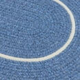 thumbnail image 2 of Colonial Mills 8' Blue and White Round Area Throw Rug, 2 of 2