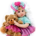 thumbnail image 1 of Muñeca Reborn Milidool realista para niña recién nacida de 56 cm con Acc, 1 of 6