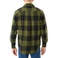 thumbnail image 3 of Smith's Workwear Mens Easy Fit Long Sleeve Pocket Flannel Shirt (M), 3 of 5