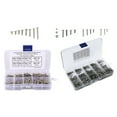 thumbnail image 1 of 480Pcs/Set M2 M2.5 M3 Din7985 Gb818 Steel Cross Recessed Pan Head Screws & 800Pcs/Set M2 Screw Carbon Steel Cross Drive Pan Head Self Tapping Screws Assorted Fastener, 1 of 10