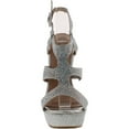 thumbnail image 4 of Anne Marie Womens 40-KENDRA1 Open Toe High Heel Wedge Platform Sandal Shoes, 4 of 4